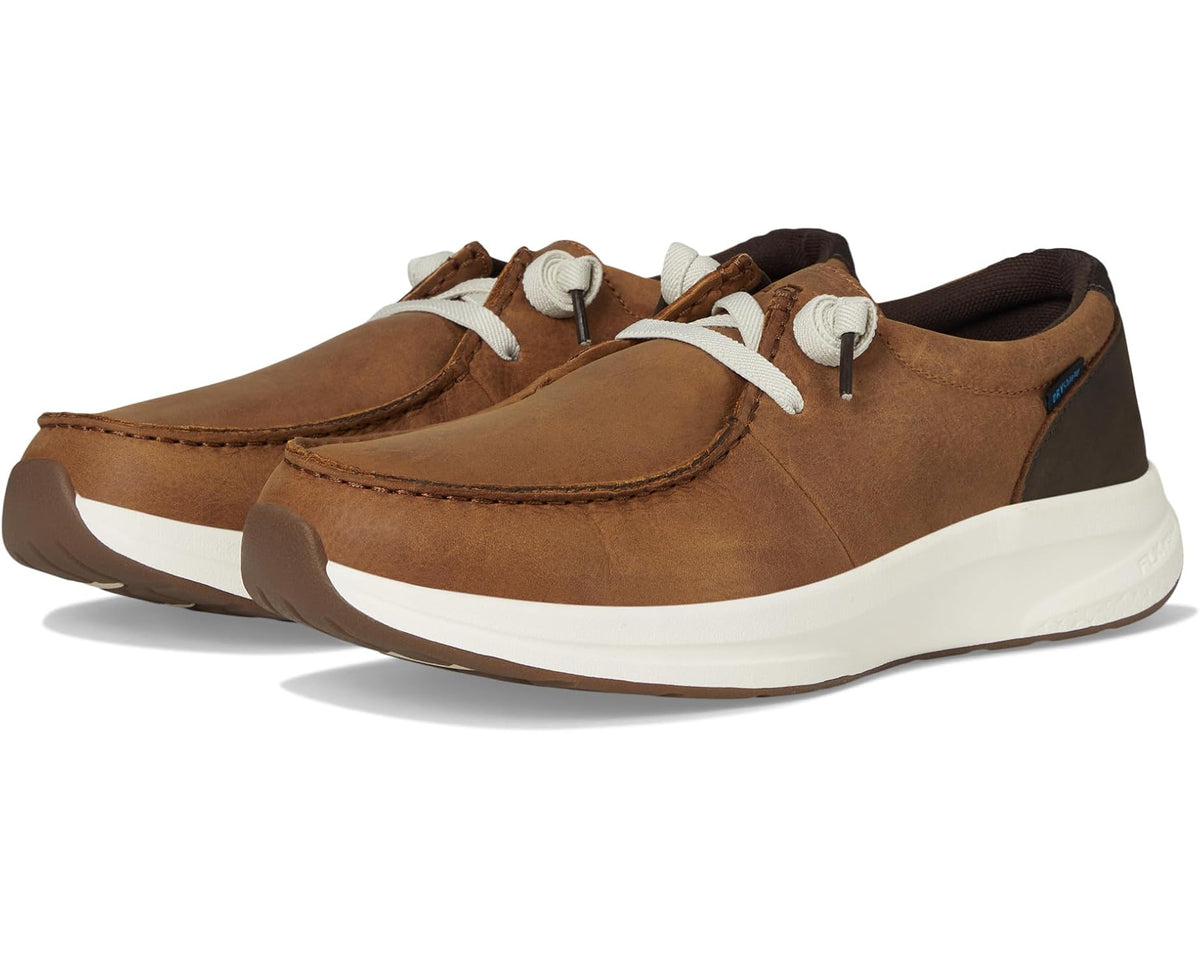 Men's Ariat Buckeye Waterproof Shoes Sunset Wheat/Dark Coffee - Eurostride