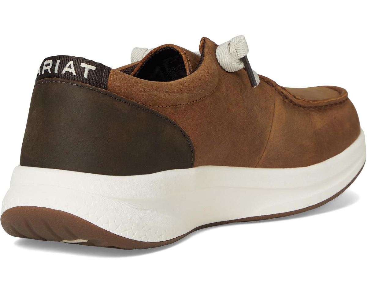 Men's Ariat Buckeye Waterproof Shoes Sunset Wheat/Dark Coffee - Eurostride