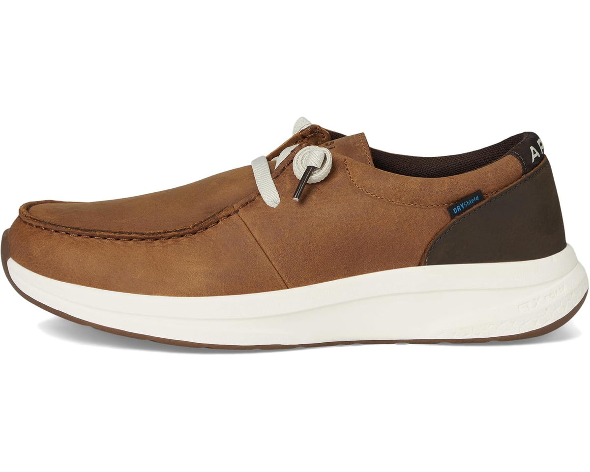 Men's Ariat Buckeye Waterproof Shoes Sunset Wheat/Dark Coffee - Eurostride