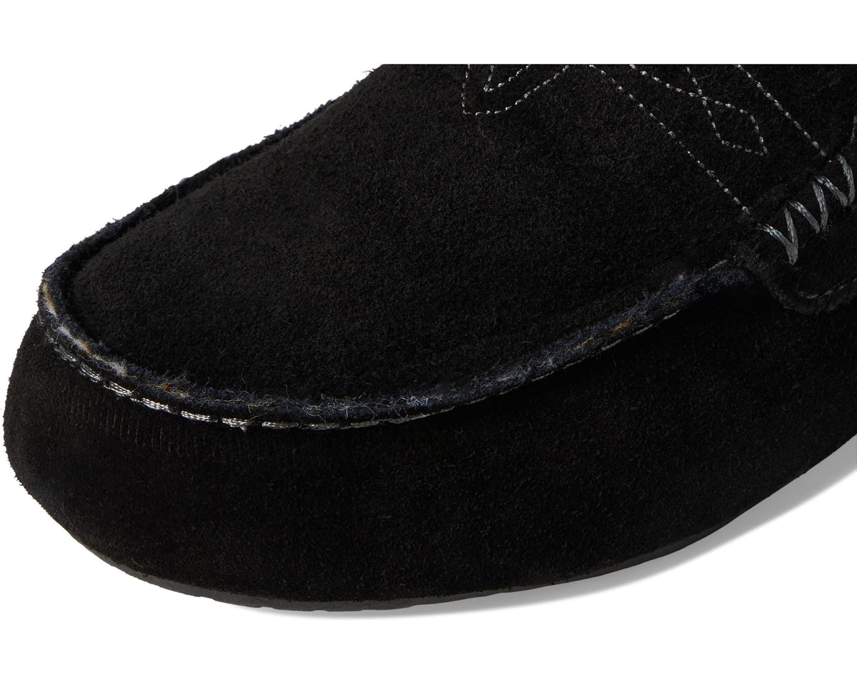 Men's Ariat Clayton Moccasin Slipper Black - Eurostride