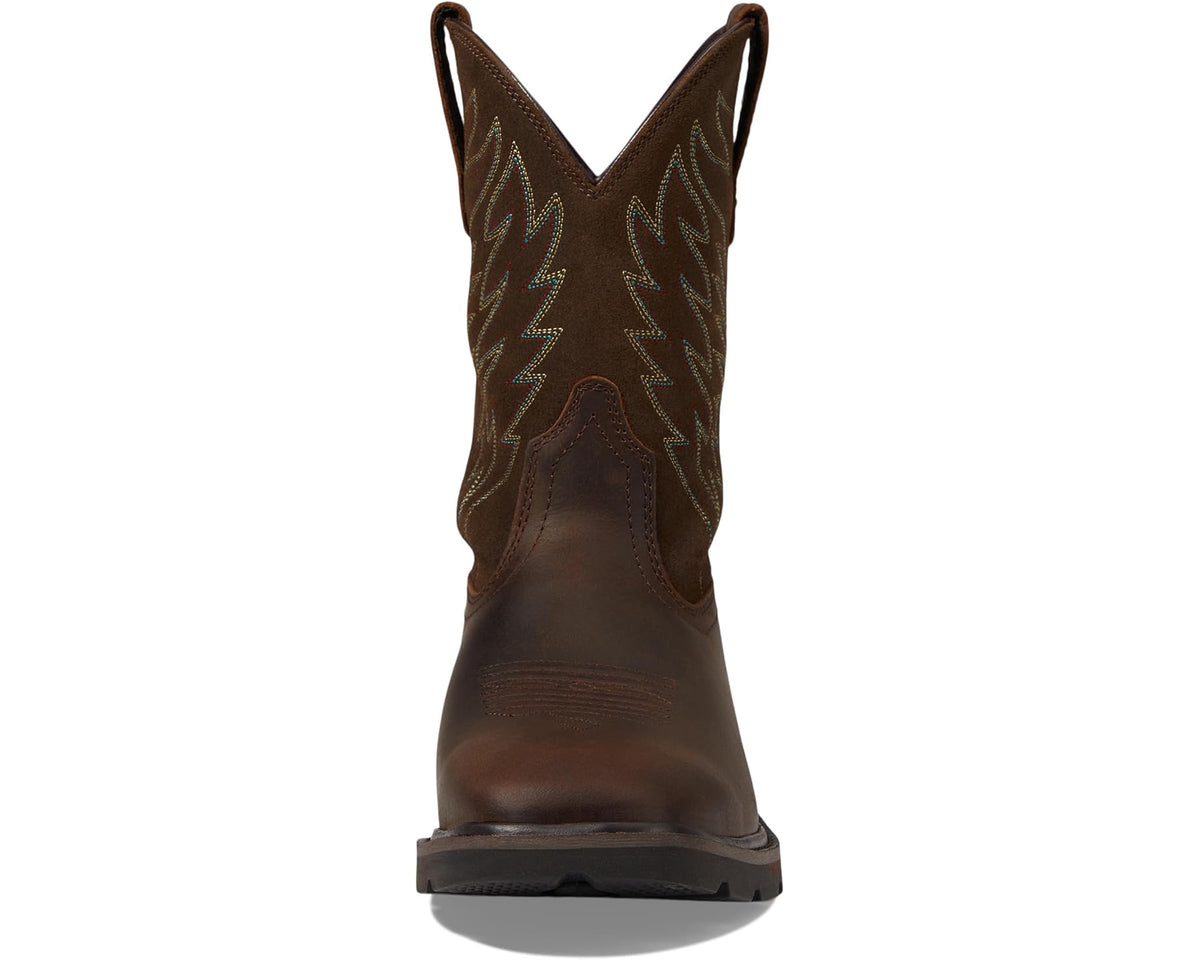 Men's Ariat Groundbreaker Wide Square Toe Brown - Eurostride