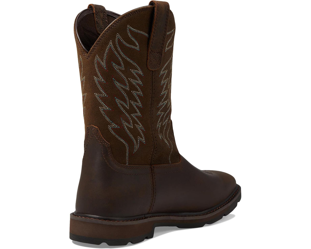 Men's Ariat Groundbreaker Wide Square Toe Brown - Eurostride