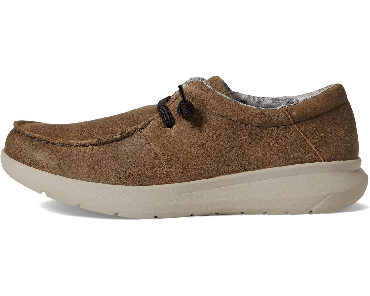 Men's Ariat Hilo Stretch Lace Brown Bomber - Eurostride