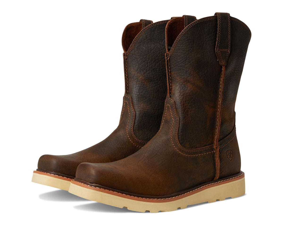 Men's Ariat Rambler Recon Western Boots Dark Brown - Eurostride