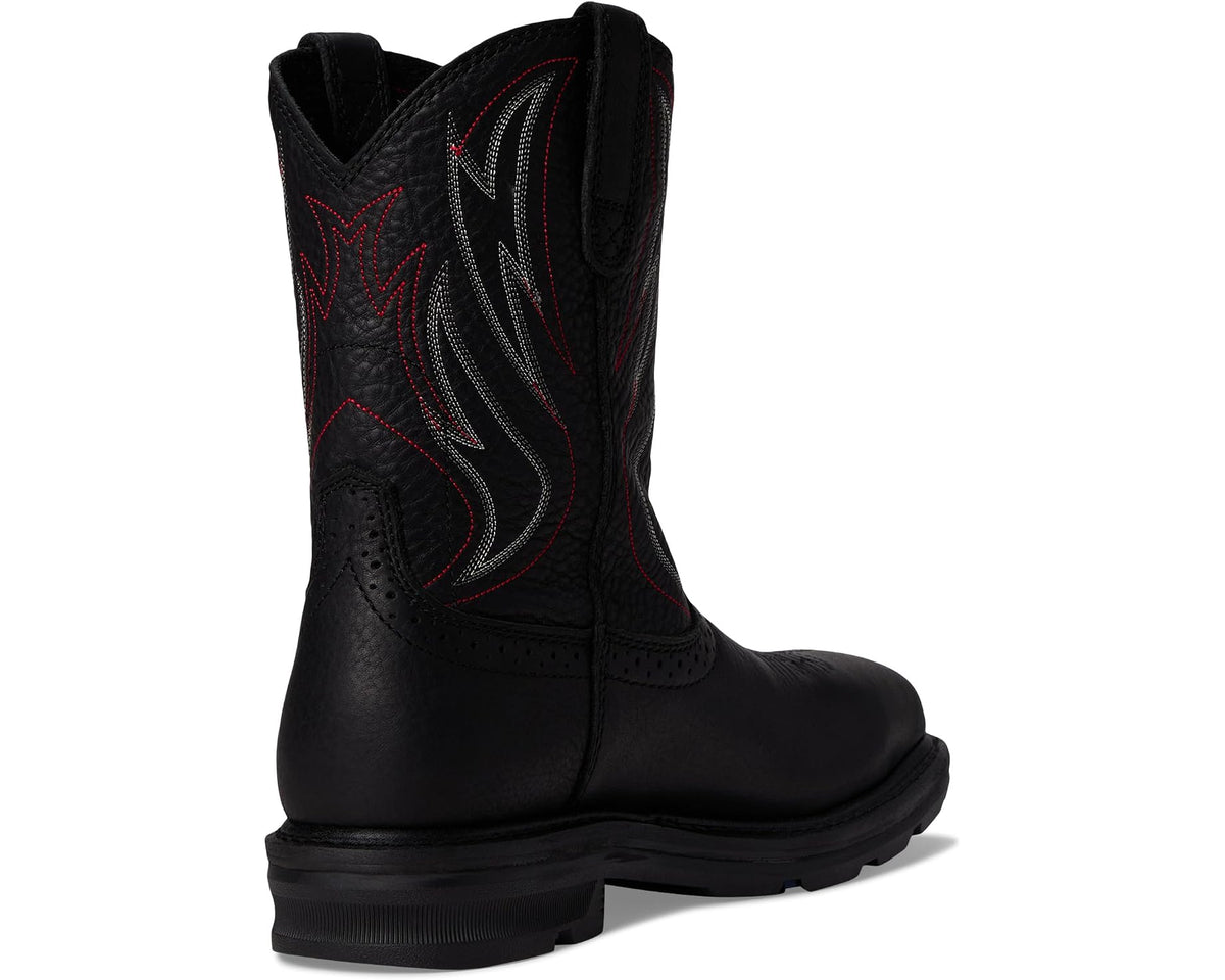Men's Ariat Sierra Shock Shield Steel Toe Work Boots Black - Eurostride