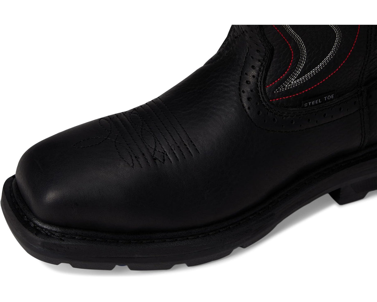 Men's Ariat Sierra Shock Shield Steel Toe Work Boots Black - Eurostride