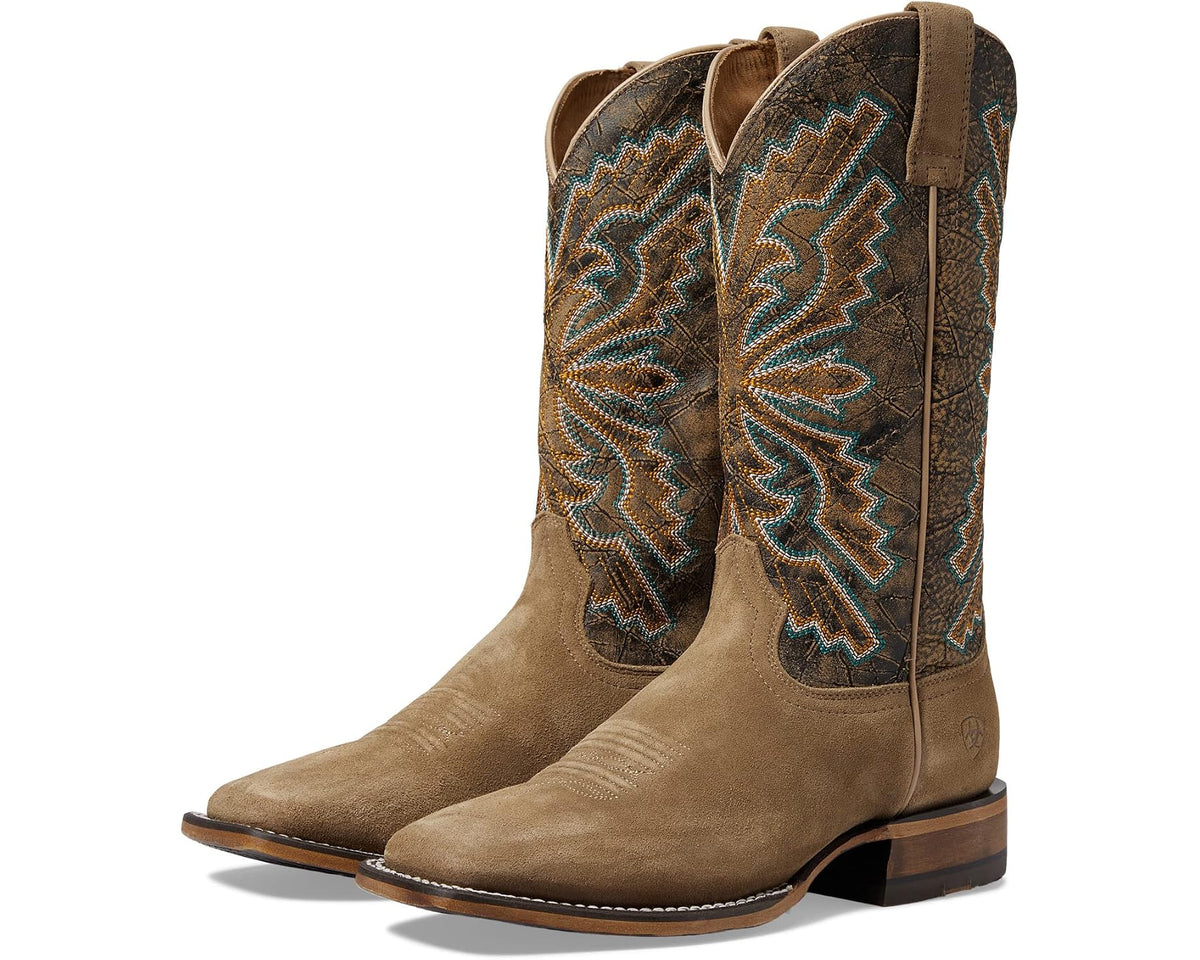 Men's Ariat Sting Western Boots Earth/Alamo Cafe - Eurostride