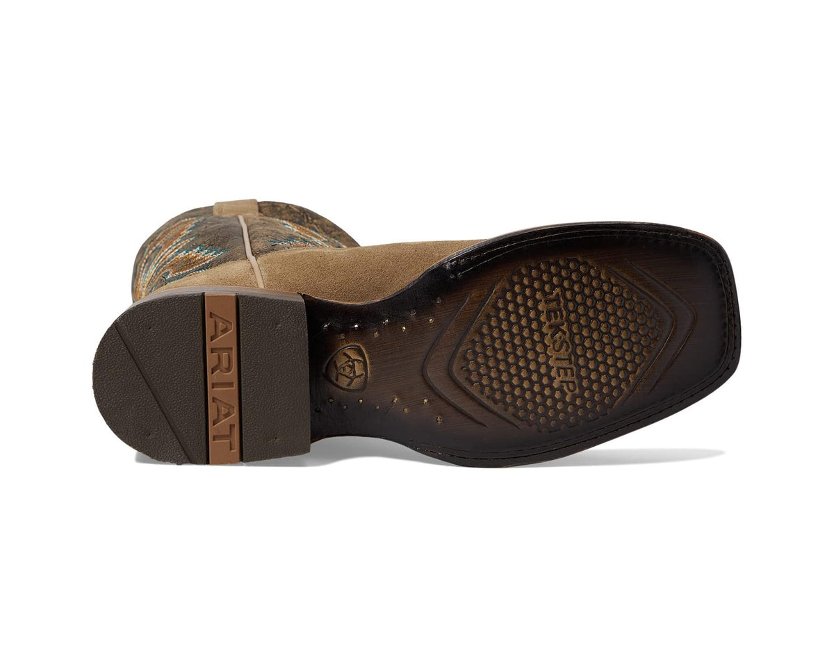 Men's Ariat Sting Western Boots Earth/Alamo Cafe - Eurostride