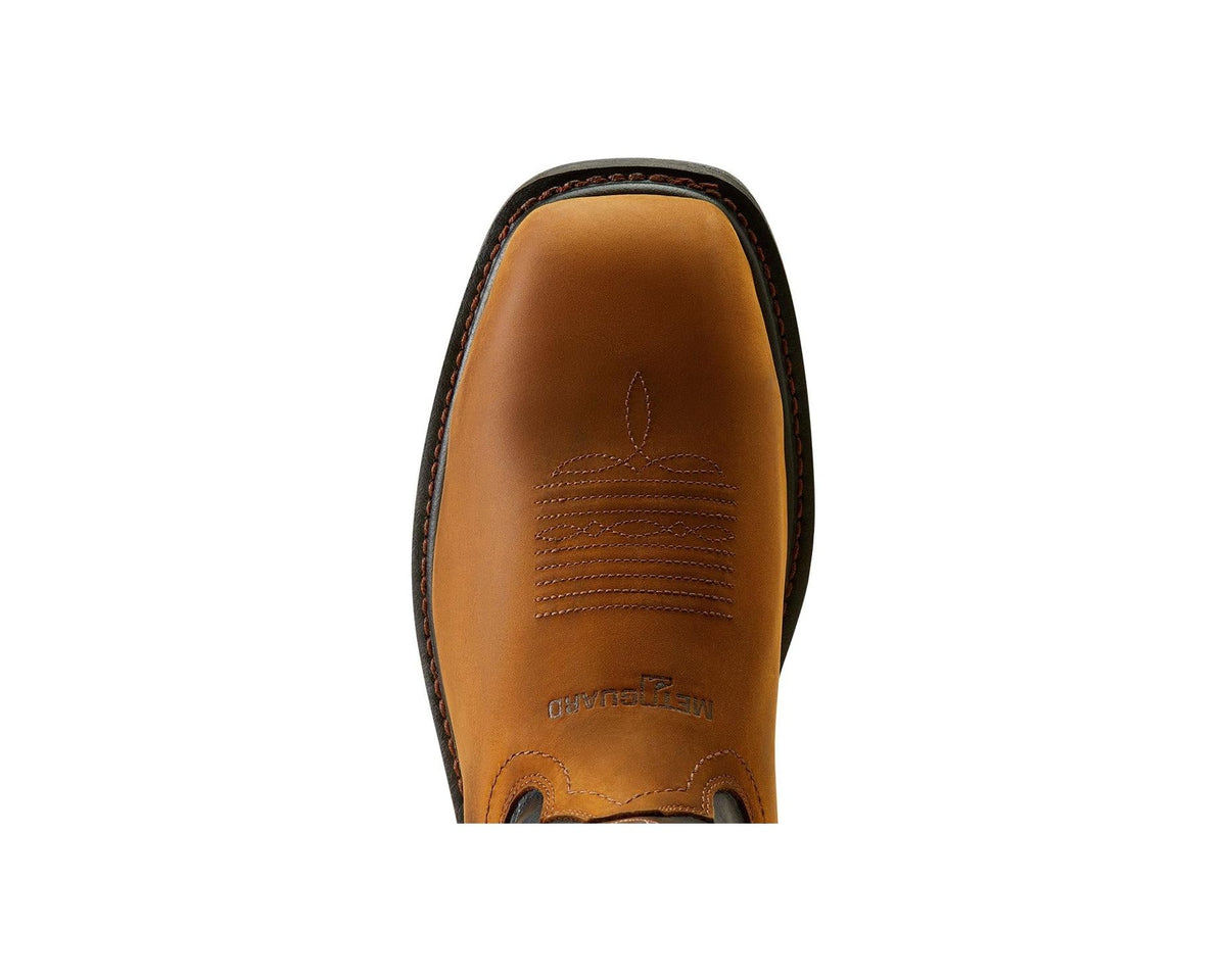 Men's Ariat WorkHog MetGuard CSA Waterproof Composite Toe Work Boots Dark Copper - Eurostride