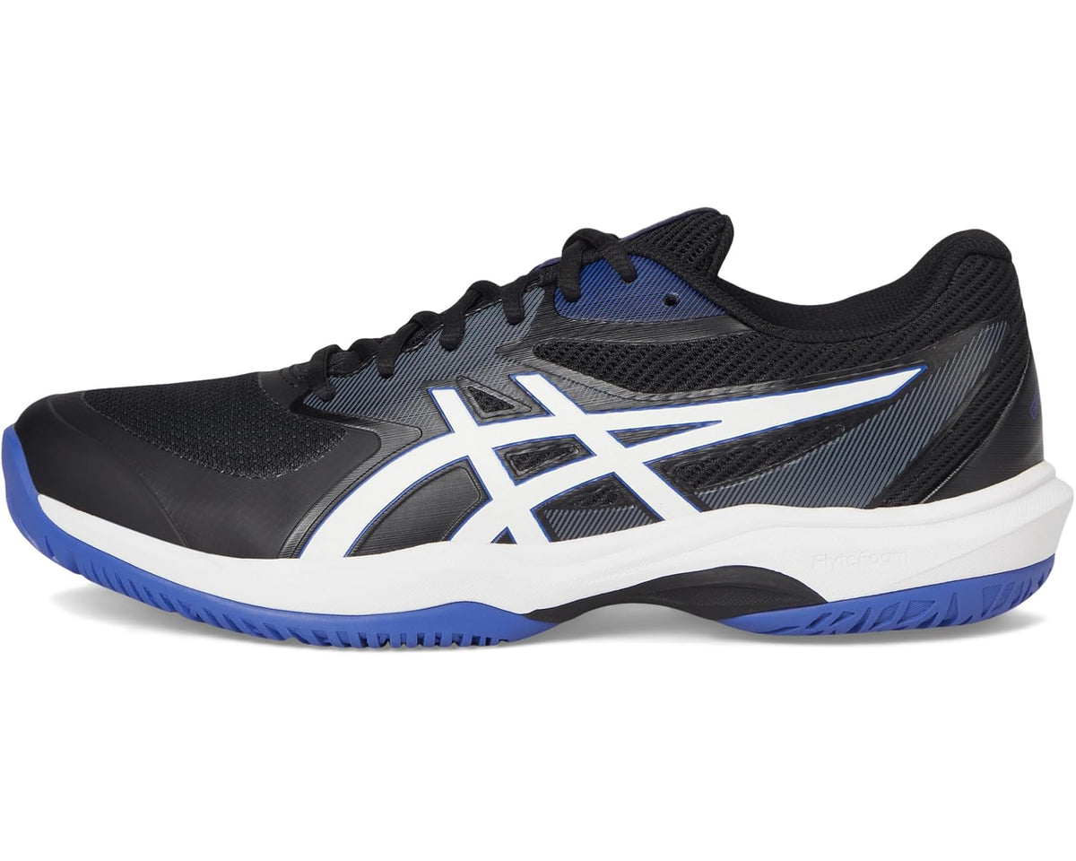 Men's ASICS Game FF Tennis Shoes Black/White - Eurostride