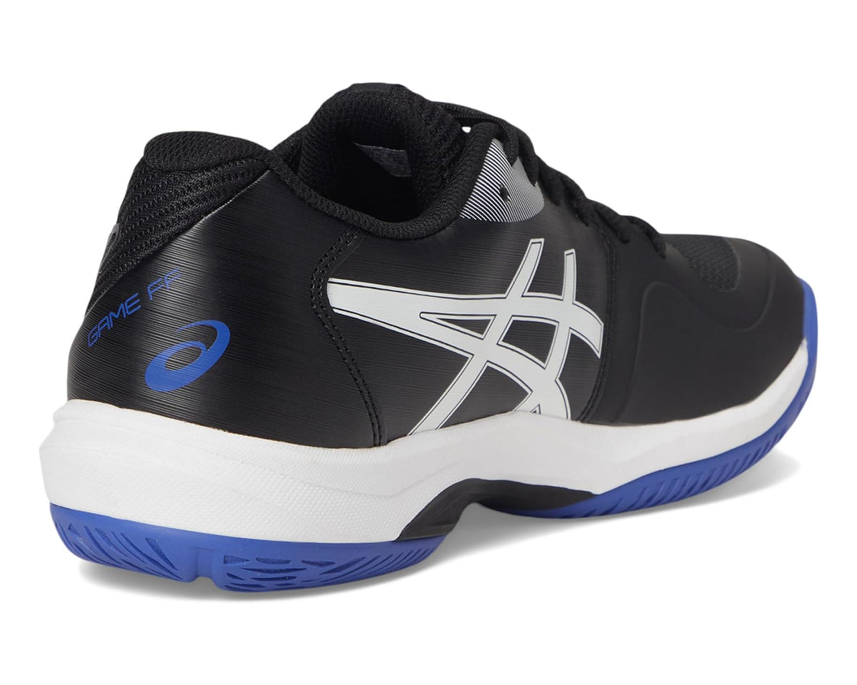 Men's ASICS Game FF Tennis Shoes Black/White - Eurostride