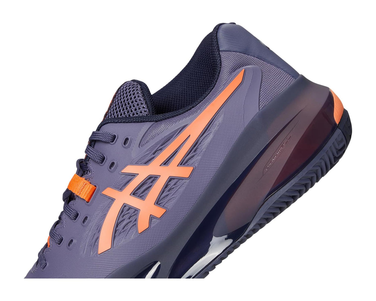 Men's ASICS Gel-Resolution X Clay Greyish Purple/Nova Orange - Eurostride