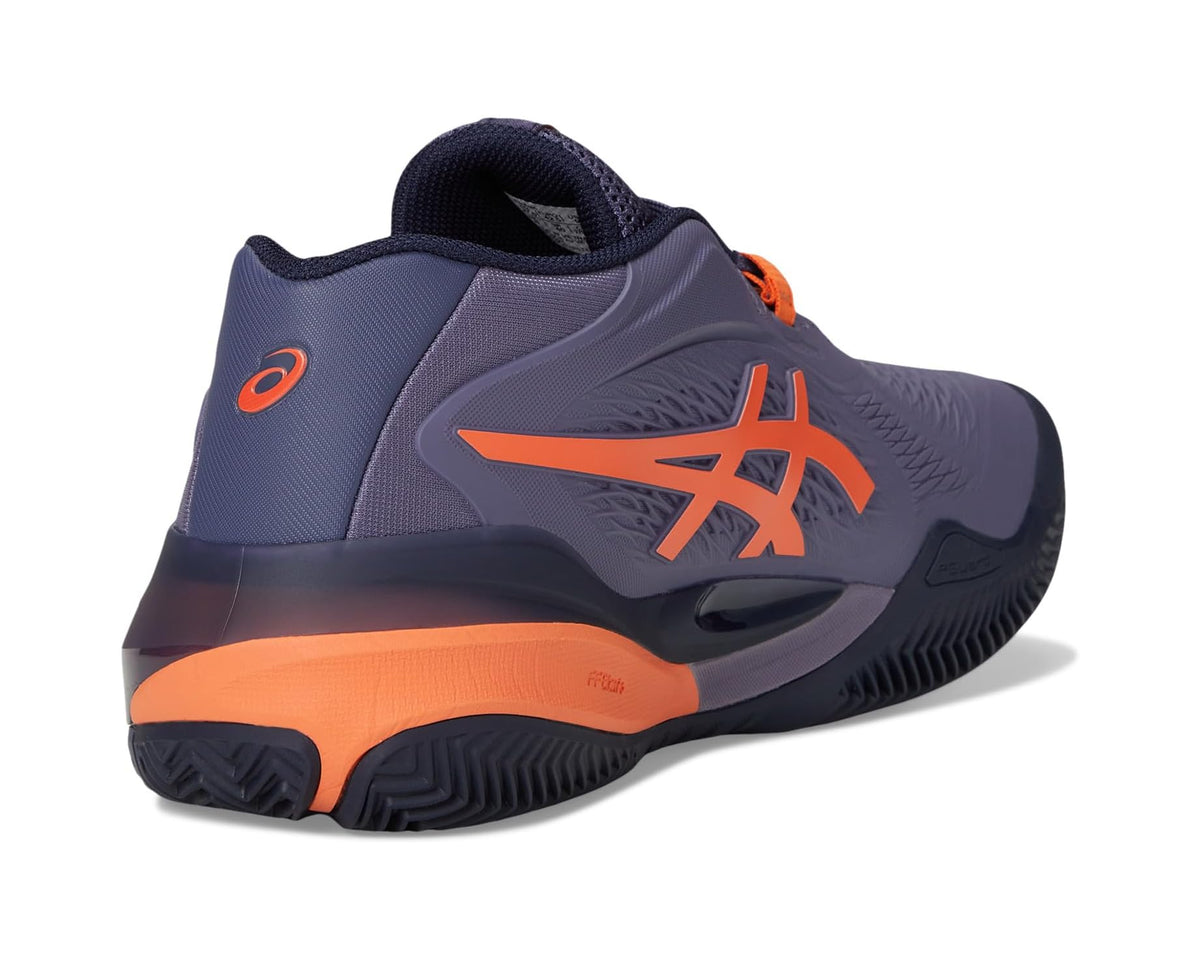 Men's ASICS Gel-Resolution X Clay Greyish Purple/Nova Orange - Eurostride