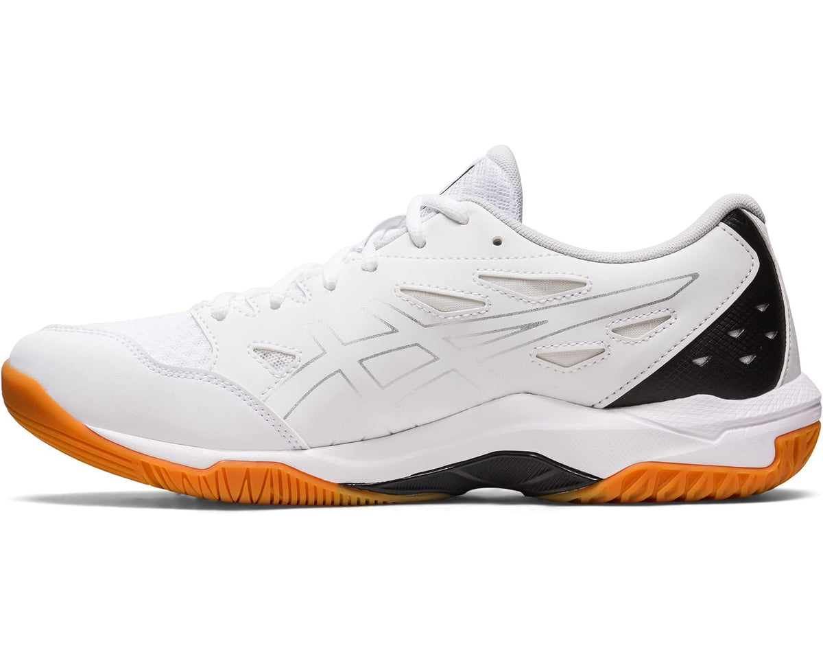 Men's ASICS GEL-Rocket Volleyball Shoe White/Pure Silver - Eurostride