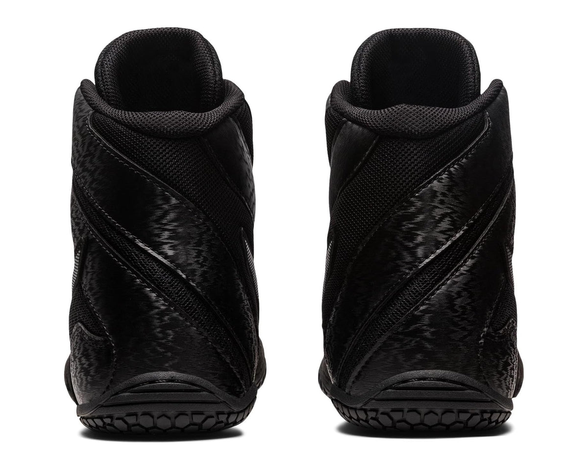 Men's ASICS Matcontrol 3 Wrestling Shoe Black/Pure Silver - Eurostride