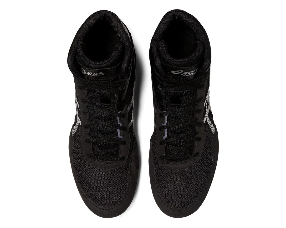 Men's ASICS Matcontrol 3 Wrestling Shoe Black/Pure Silver - Eurostride