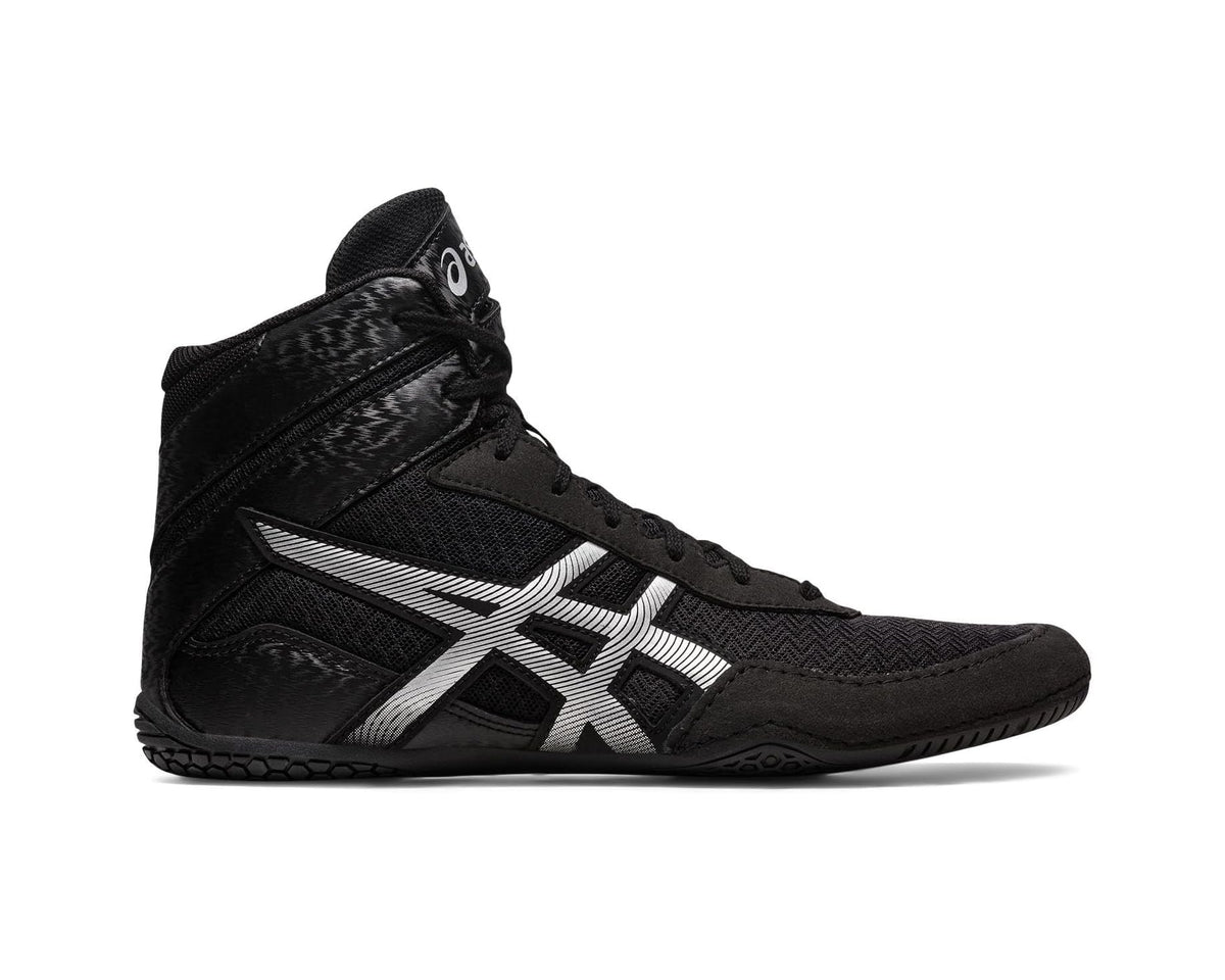 Men's ASICS Matcontrol 3 Wrestling Shoe Black/Pure Silver - Eurostride