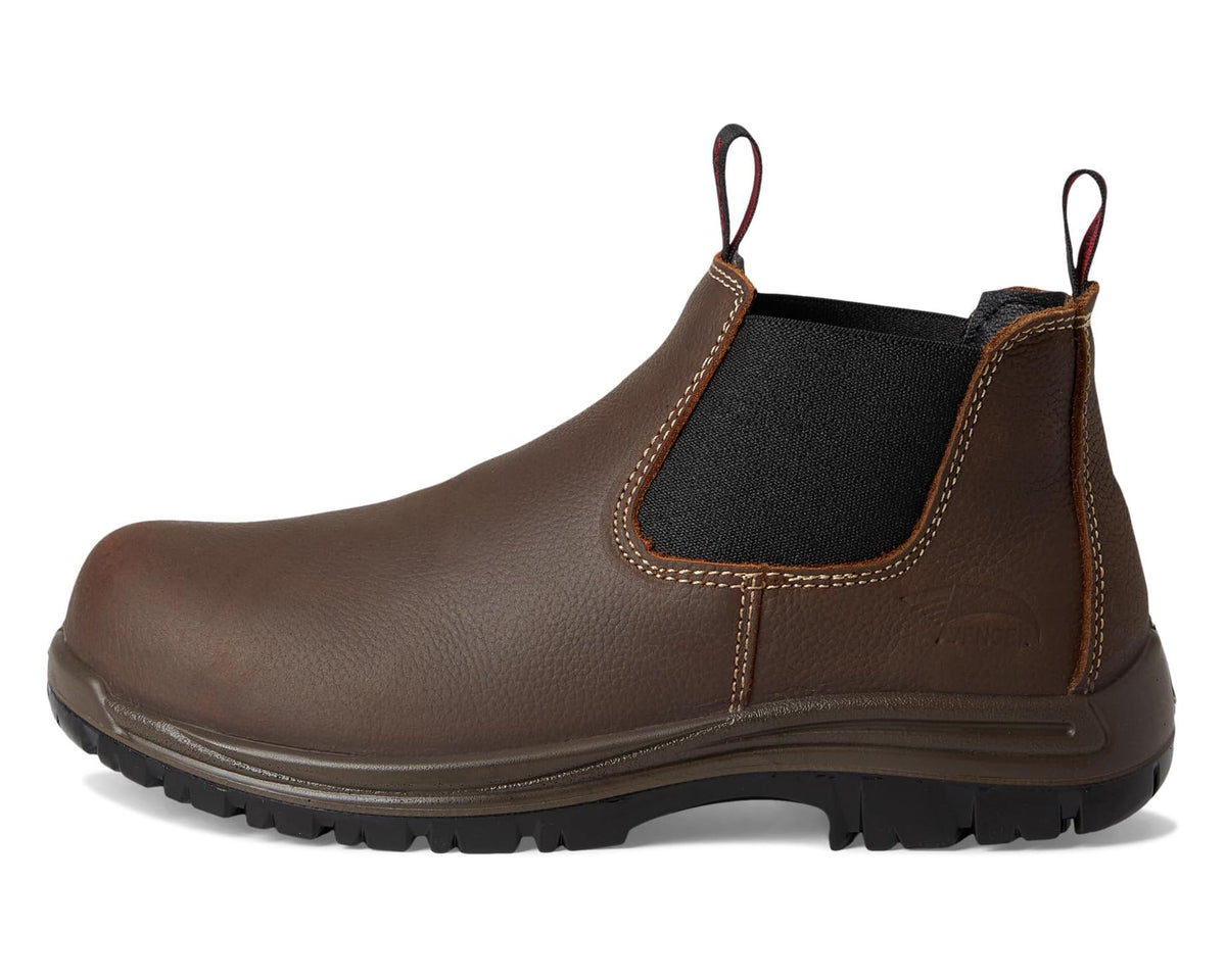 Men's Avenger Work Boots Foreman Chelsea CT Brown - Eurostride