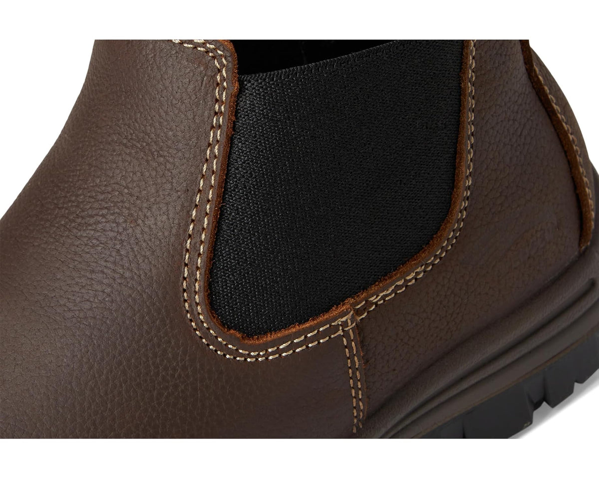 Men's Avenger Work Boots Foreman Chelsea CT Brown - Eurostride