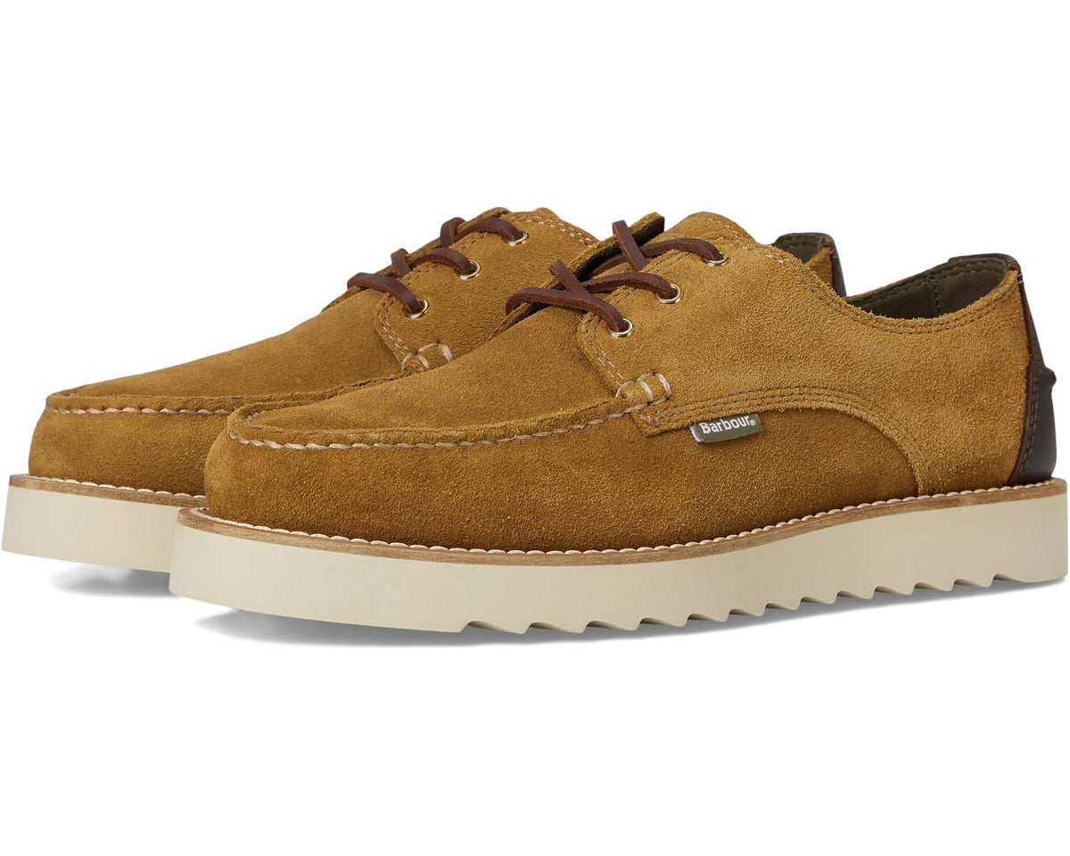 Men's Barbour Aydon Derby Shoe Toffee Suede - Eurostride
