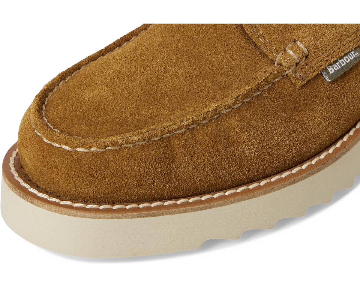 Men's Barbour Aydon Derby Shoe Toffee Suede - Eurostride