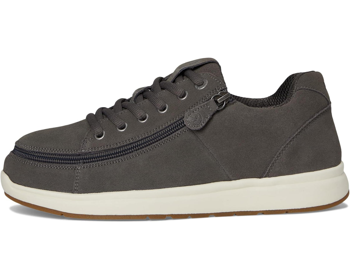Men's BILLY Footwear Comfort Plush Charcoal Suede - Eurostride