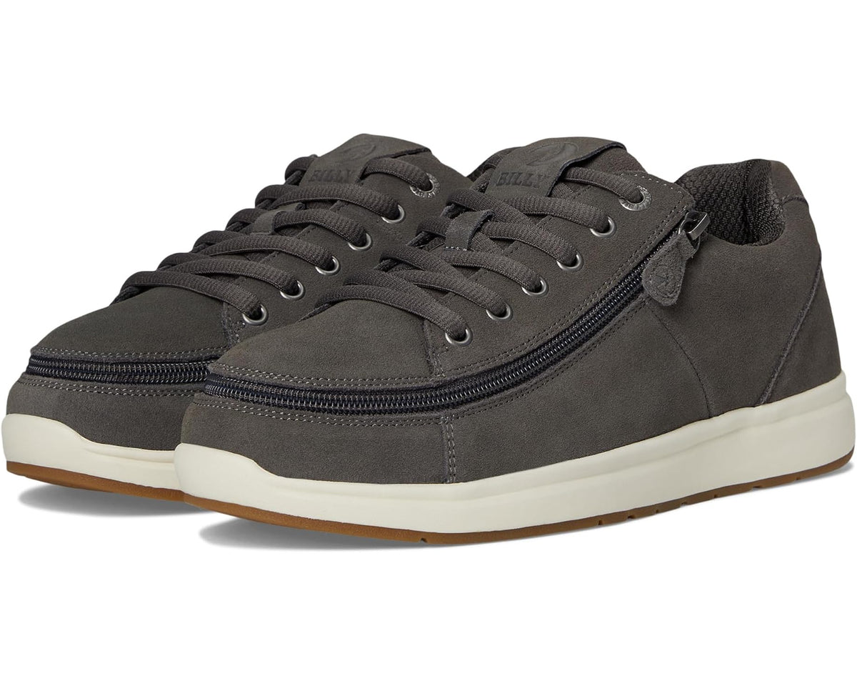 Men's BILLY Footwear Comfort Plush Charcoal Suede - Eurostride