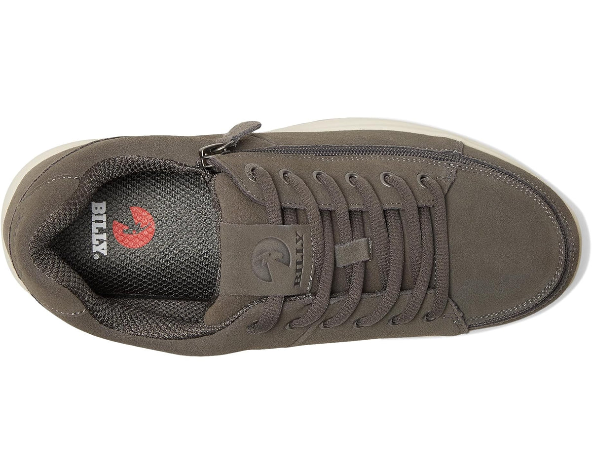 Men's BILLY Footwear Comfort Plush Charcoal Suede - Eurostride