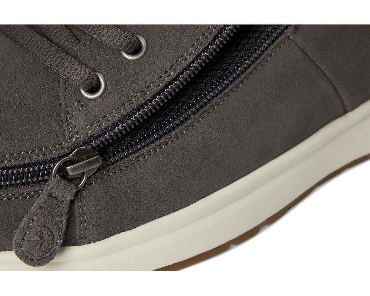 Men's BILLY Footwear Comfort Plush Charcoal Suede - Eurostride