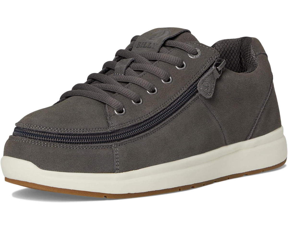 Men's BILLY Footwear Comfort Plush Charcoal Suede - Eurostride