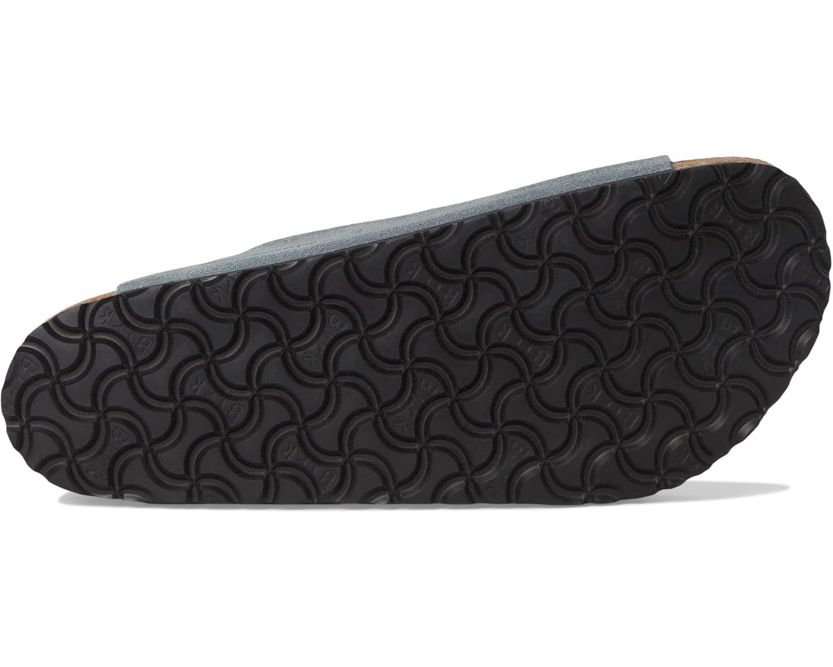 Men's Birkenstock Arizona Soft Footbed - Suede Basalt Gray - Eurostride