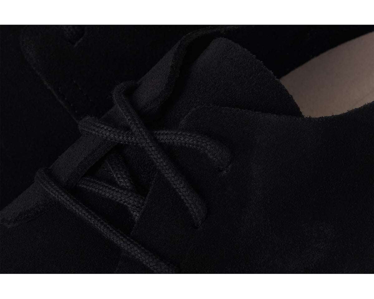 Men's Birkenstock Uppsala Low Lace Up - Suede Black - Eurostride