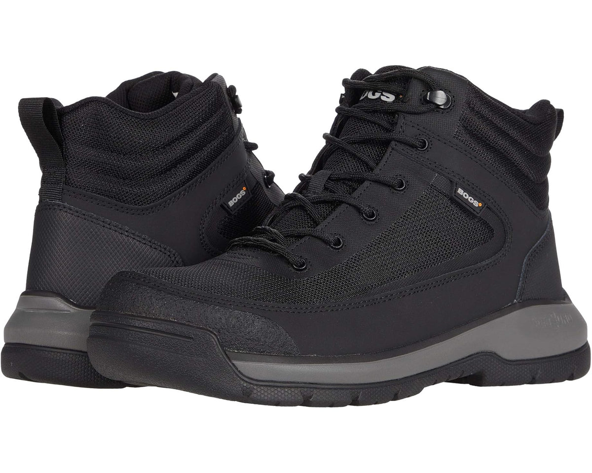 Men's Bogs Shale Mid CT ESD Black Multi - Eurostride