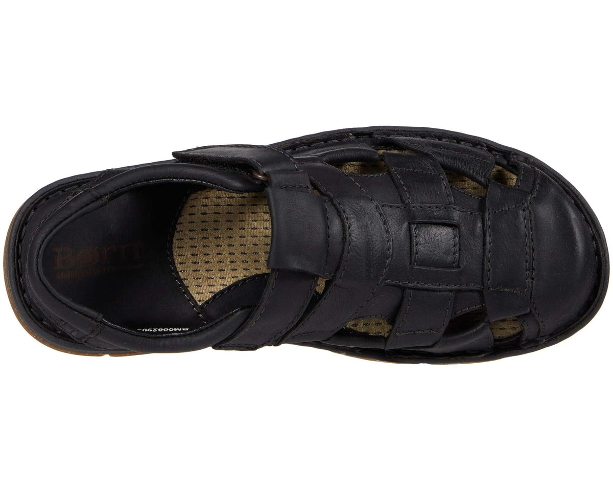 Men's Born Cabot III Black Full Grain Leather - Eurostride