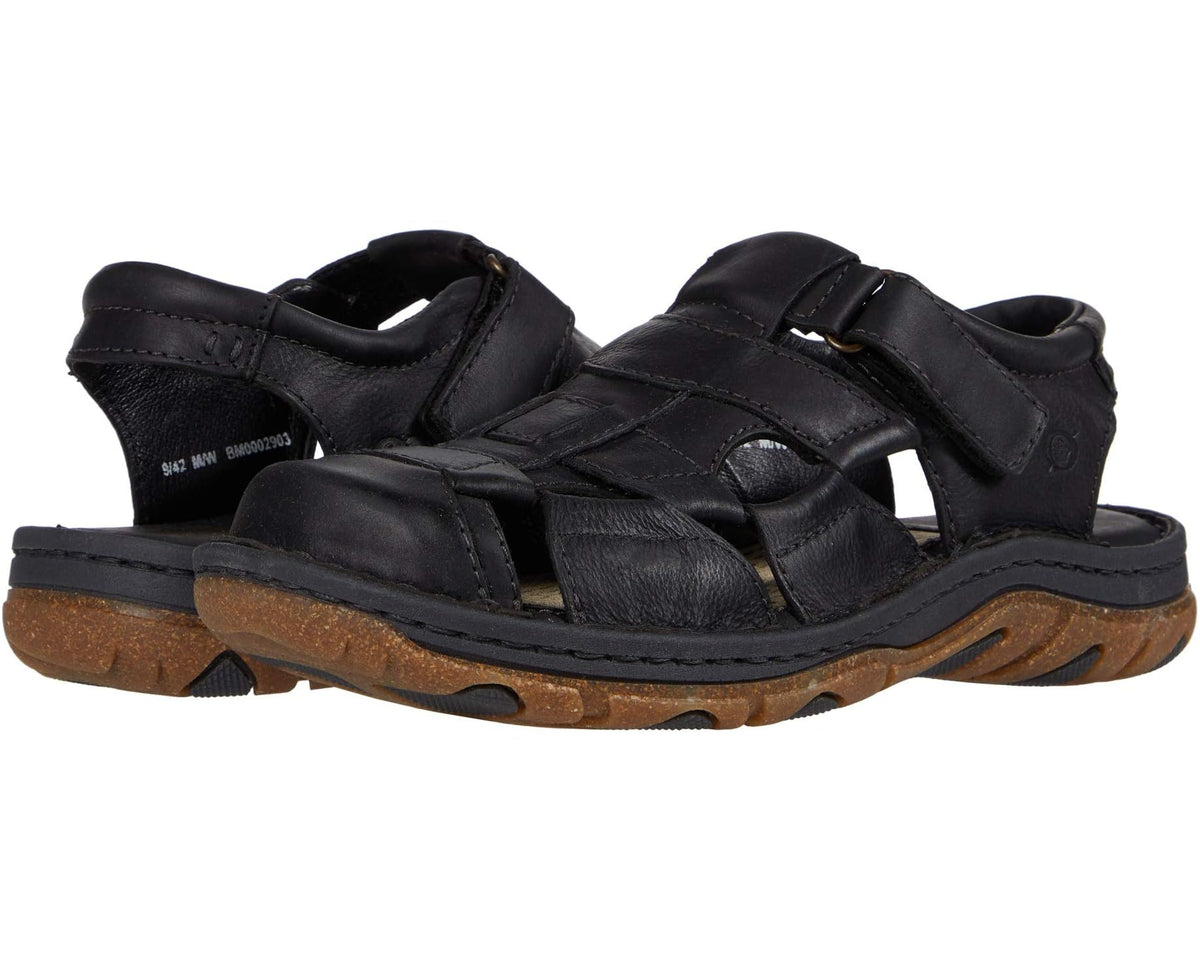 Men's Born Cabot III Black Full Grain Leather - Eurostride