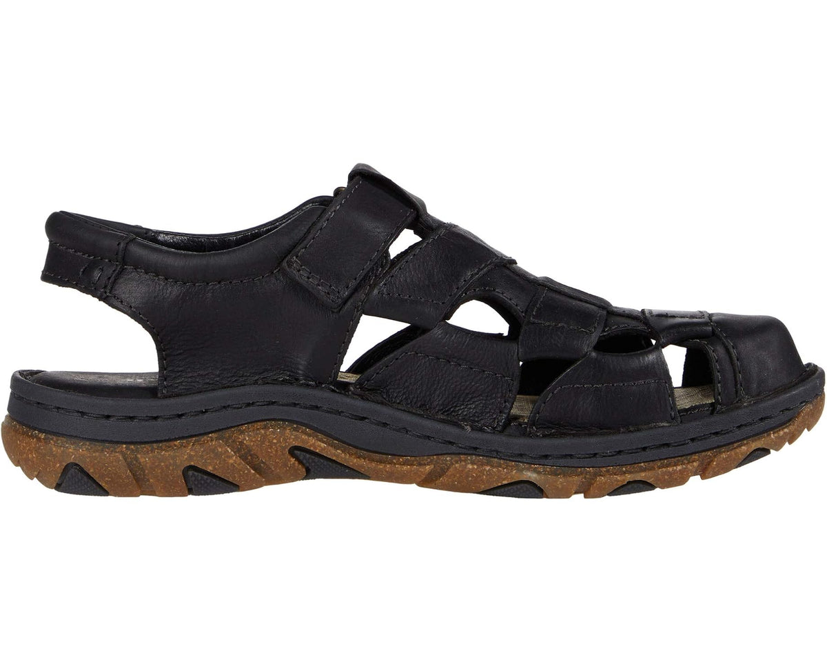Men's Born Cabot III Black Full Grain Leather - Eurostride