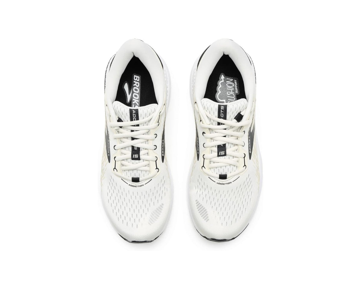 Men's Brooks Addiction GTS 15 Vaporous Grey/Black/White - Eurostride