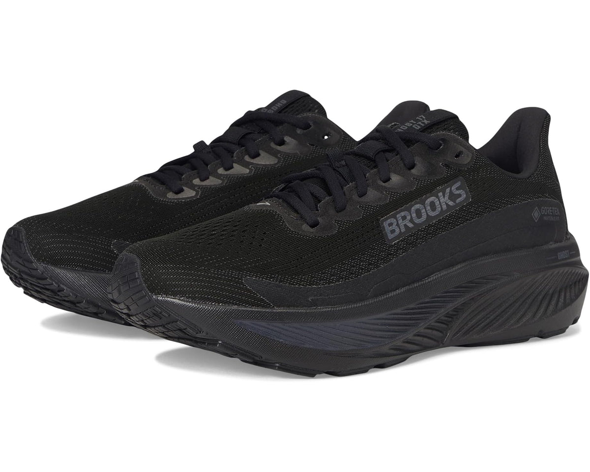 Men's Brooks Ghost 17 GTX® Black/Black/Ebony - Eurostride