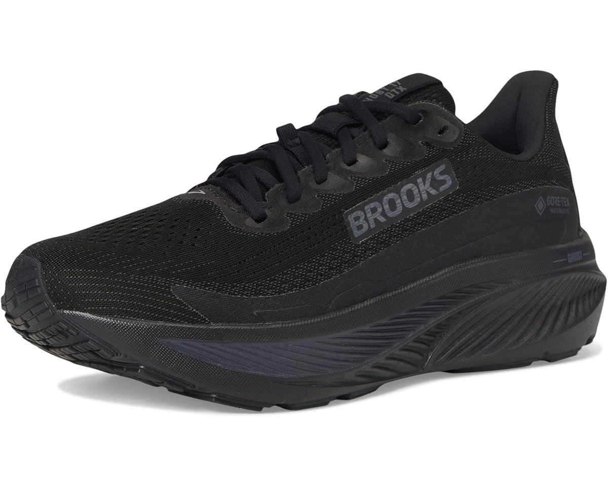 Men's Brooks Ghost 17 GTX® Black/Black/Ebony - Eurostride