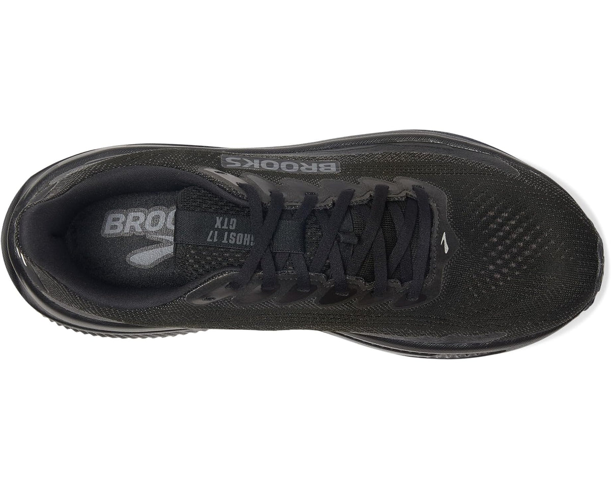 Men's Brooks Ghost 17 GTX® Black/Black/Ebony - Eurostride