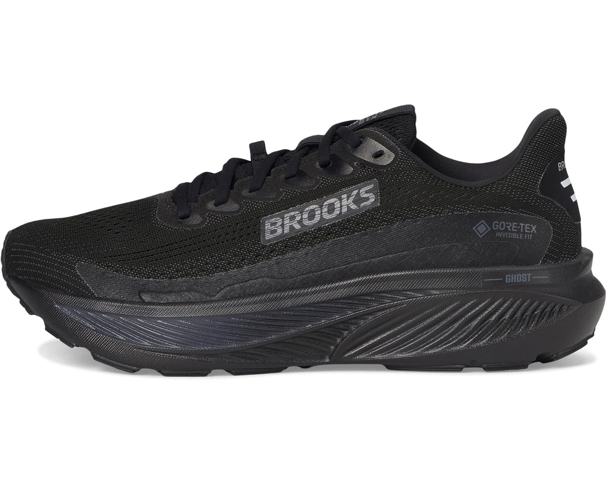 Men's Brooks Ghost 17 GTX® Black/Black/Ebony - Eurostride