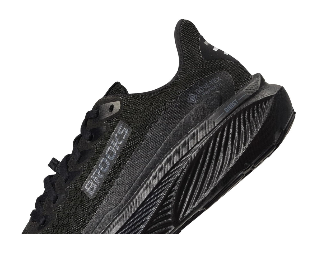 Men's Brooks Ghost 17 GTX® Black/Black/Ebony - Eurostride