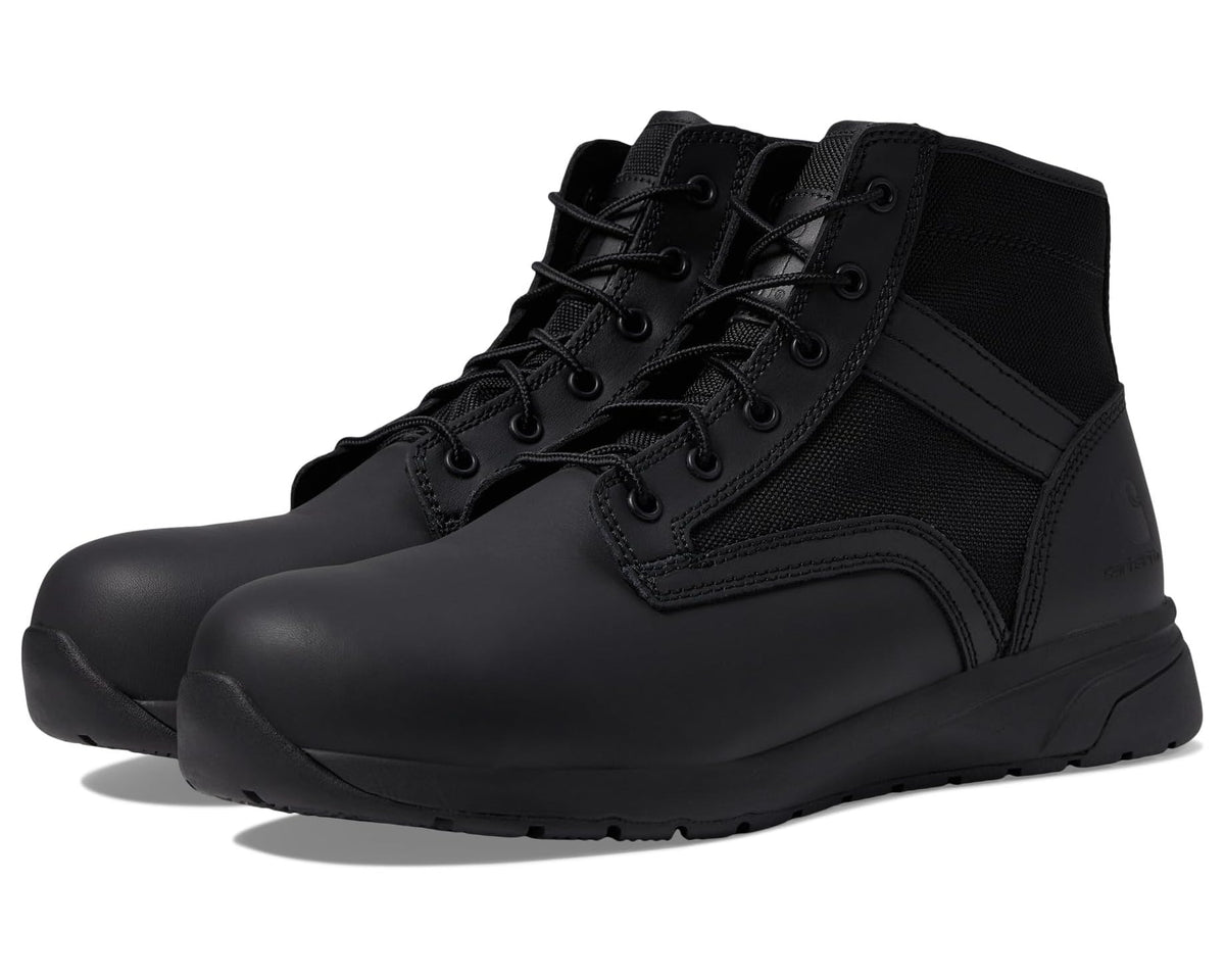 Men's Carhartt Force 5 Nano Toe Lightweight Sneaker Boots Black - Eurostride