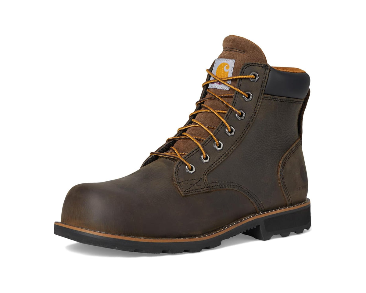 Men's Carhartt Frontier 6 Water Resistant Composite Toe Boots Mossy Brown - Eurostride