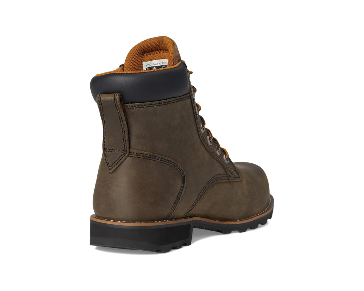Men's Carhartt Frontier 6 Water Resistant Composite Toe Boots Mossy Brown - Eurostride