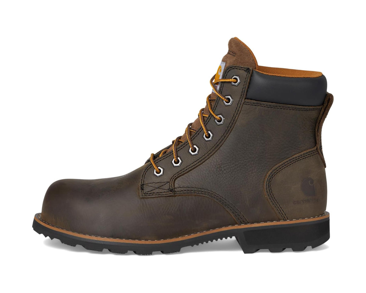 Men's Carhartt Frontier 6 Water Resistant Composite Toe Boots Mossy Brown - Eurostride