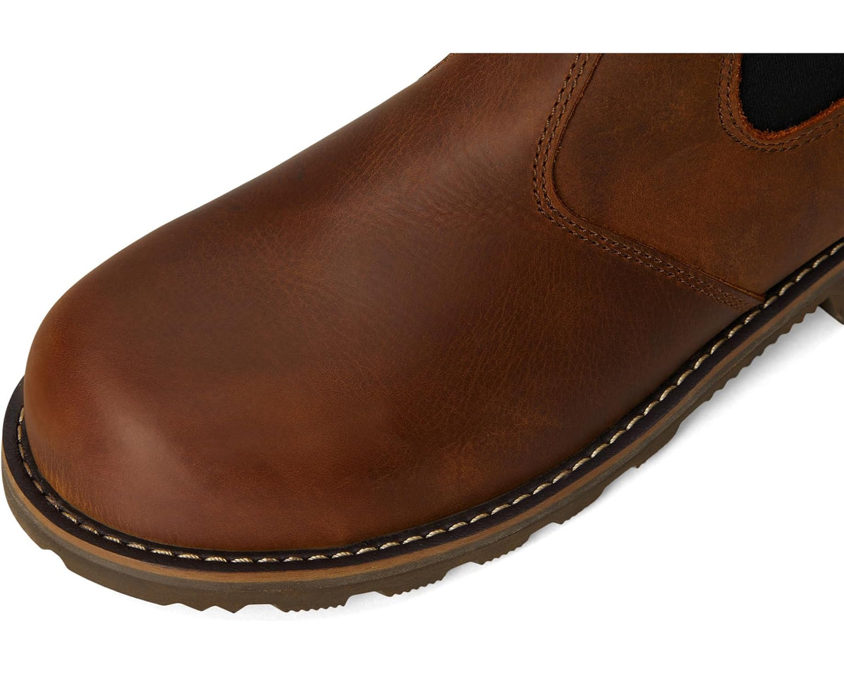 Men's Carhartt Frontier Water Resistant Steel Toe Chelsea Brown - Eurostride