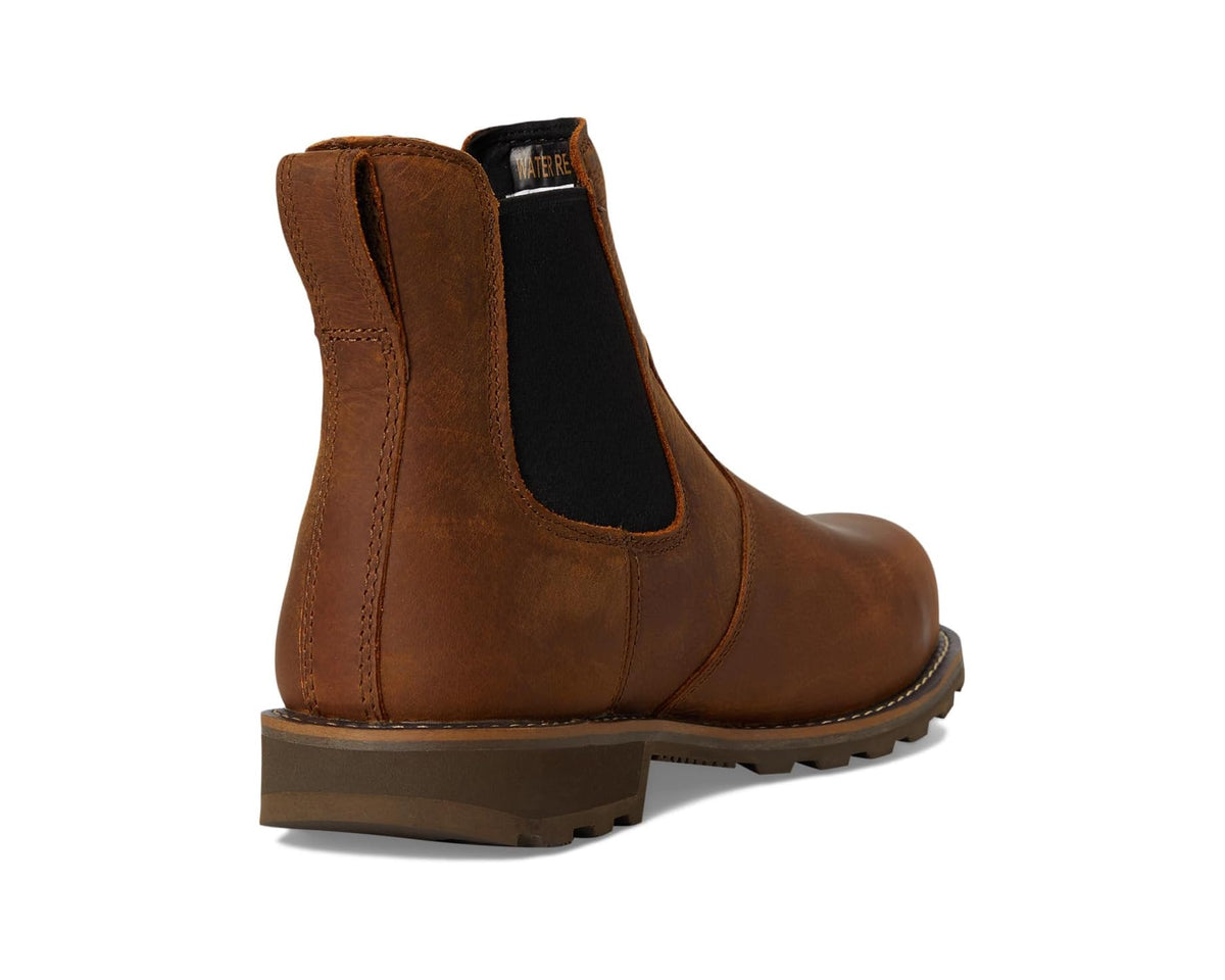Men's Carhartt Frontier Water Resistant Steel Toe Chelsea Brown - Eurostride