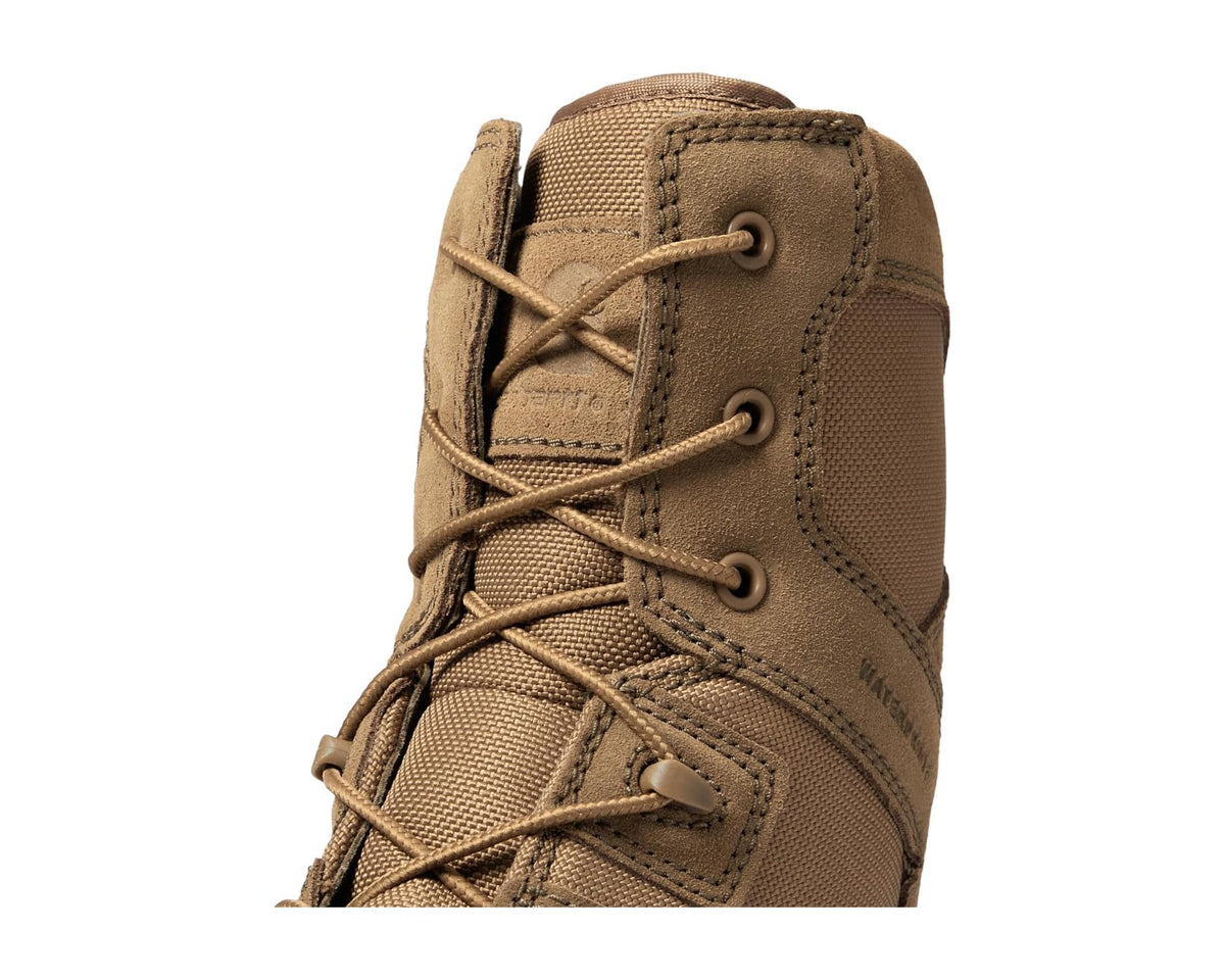 Men's Carhartt Gilmore WP 8 Side Zip Soft Toe Boot Coyote Suede - Eurostride