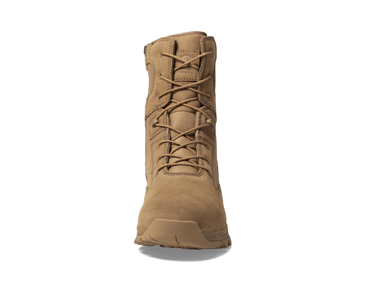 Men's Carhartt Gilmore WP 8 Side Zip Soft Toe Boot Coyote Suede - Eurostride